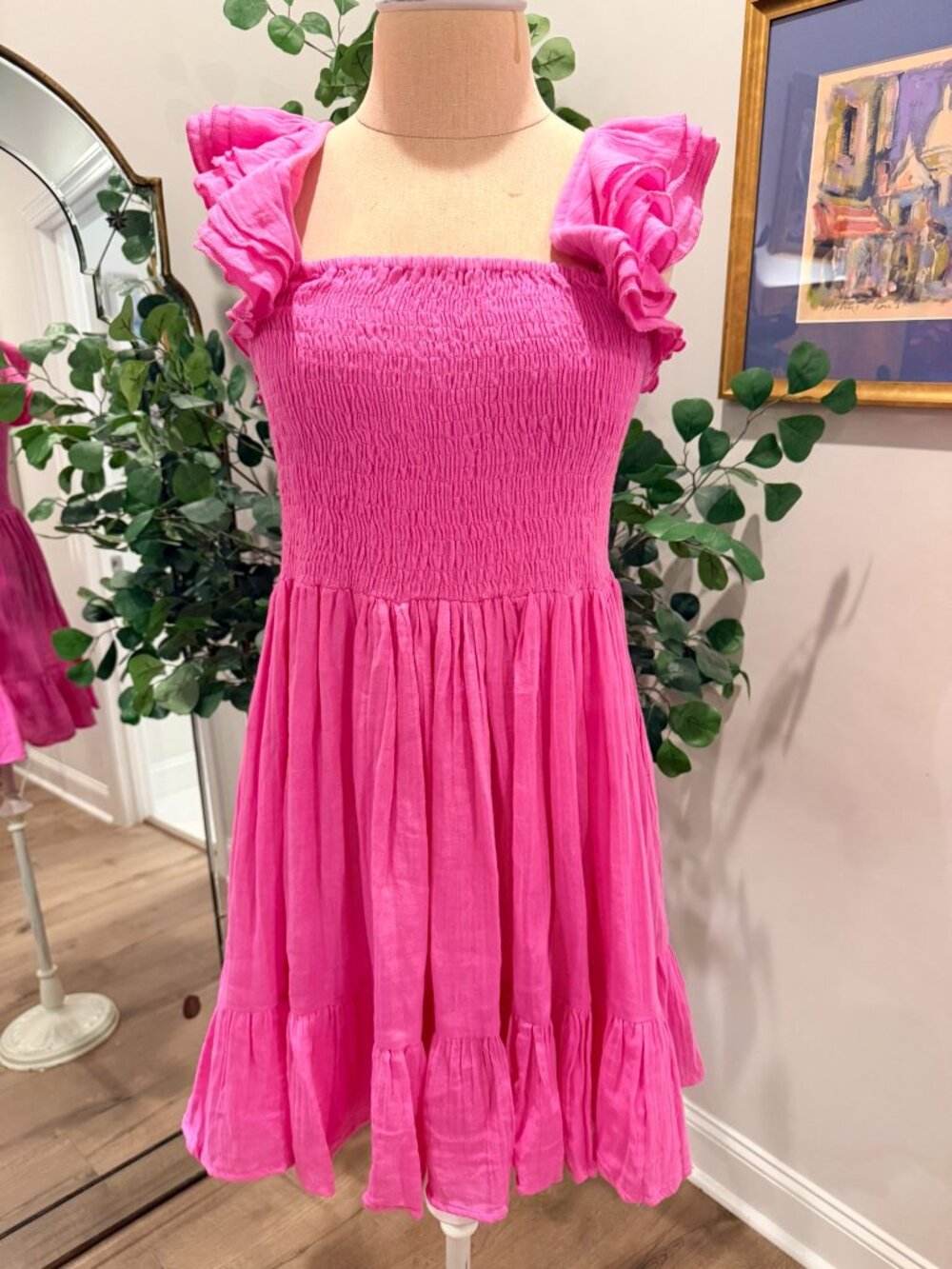 NWT Mille Bright pink mini dress size M